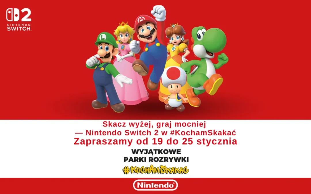 NINTENDO SWITCH 2 w #KochamSkakać Radom – SKACZ WYŻEJ! GRAJ MOCNIEJ!