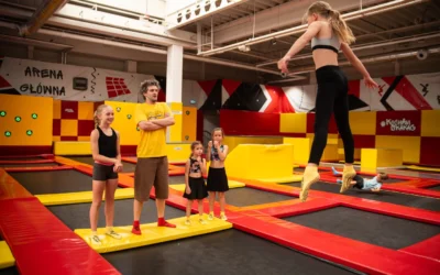 Co znajduje się w parku trampolin?